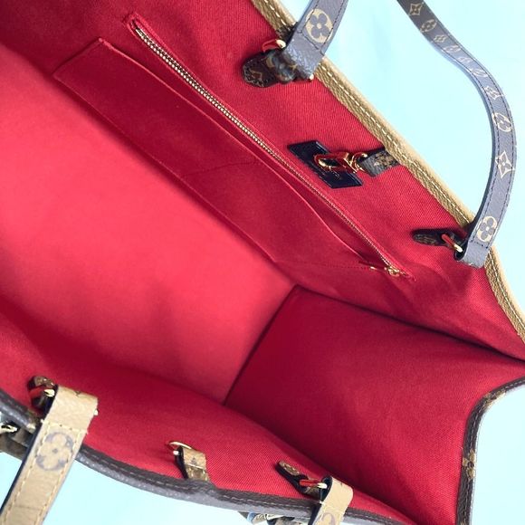 Louis Vuitton Tote Bag On The Go Monogram Giant Brown GM Shoulder Bag - Picture 8 of 9